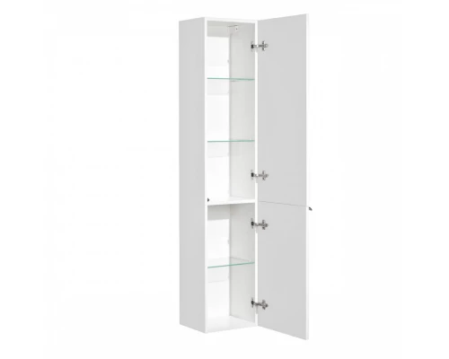 Шкаф-колонна БЕВЕРЛИ 34, подвесная, правая, белая