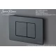 Кнопка смыва IBERICA BLANCA INOX-C нержавеющая сталь, черный матовый (IB.B011.002.003)