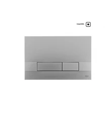 Панель механ. двойная Narrow, пластик, хром матовый, OLI