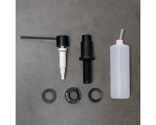 Expert Дозатор для жидких моющих средств, врезной, черный, LM, LM8203BL