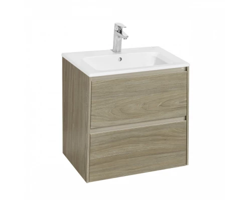 ONA Модуль для раковины 600 мм, 585x450x565 мм, с 2 ящиками, темный вяз, ROCA