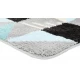 Коврик для ванной Fixsen Visa 1-ый FX-5005Z, серо-бирюзовый, 50х80см 
