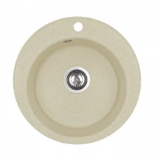 Мойка кухонная ШЕЛЛИ 50, круглая, шампань