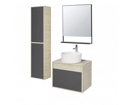 Зеркало ЛОФТ УРБАН 65, дуб орегон