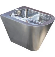 Биде подвесное из нержавеющей стали матовое,13009.S