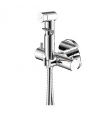 X25 Смеситель для биде, гигиен.душ на стену, Терм, хром, ROS, X25-58