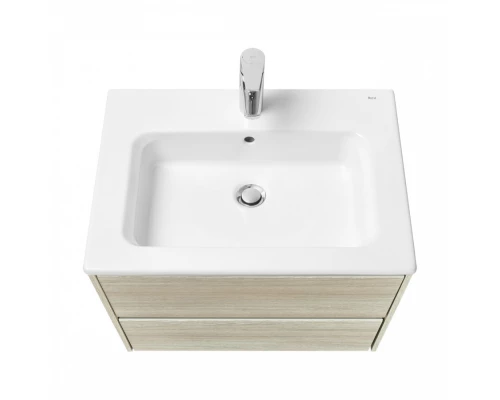 ONA Модуль для раковины 600 мм, 585x450x565 мм, с 2 ящиками, светлый дуб, ROCA