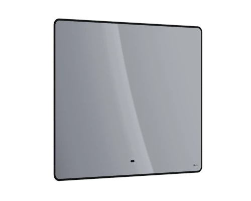 Зеркало Lemark MIOBLACK 100х80 см с интерьерной подсветкой, с подогревом