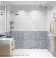 Душевая перегородка IBERICA BLANCA Mod.602 Walk In прозрачное стекло/хром 90х200см (IB602.SC.200.90)