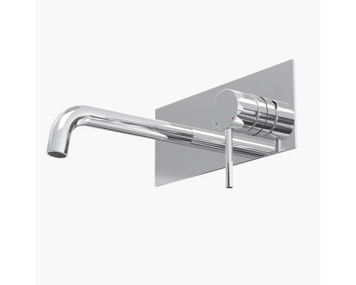 Смеситель для раковины VENTAS R скрытого монтажа, совместный, хром глянцевый, BERGES