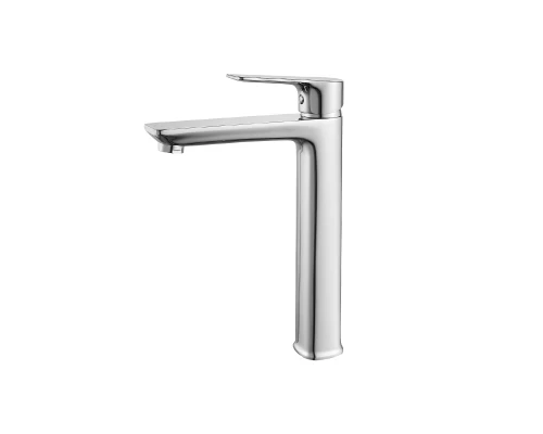 RS27 Смеситель для раковины, выс.монолит.излив 156мм, р/ОД, хром, ROS, RS27-14