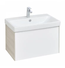 Тумба АСТИ 70, подвесная, белый, ясень шимо (под раковину АДРИАНА 70)