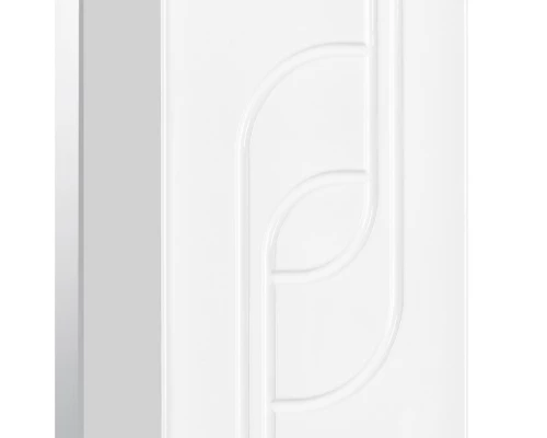 Зеркальный шкаф ПАНДА 50, правый, белый