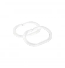 Кольца для шторки Fixsen, прозрачные, 12 шт, FX-1000C