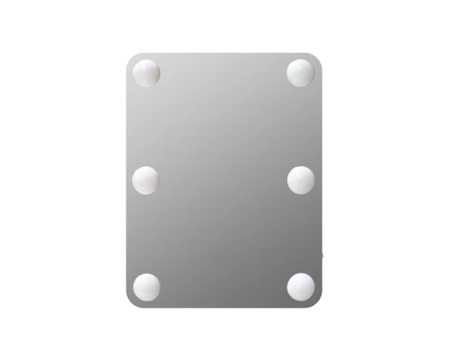 Зеркало гримерное настольное  (6 LED ламп) 330х430