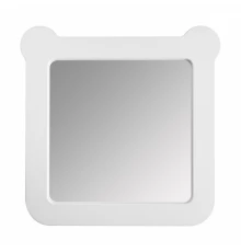 Зеркало КАСПЕР МИШКА, квадратное, белый матовый
