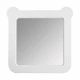 Зеркало КАСПЕР МИШКА, квадратное, белый матовый