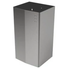 Контейнер для мусора настенный из нержавеющей стали матовый 65 л. Nofer EVO 