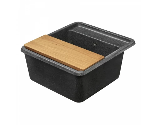 Мойка для кухни  Беллис 57 570x510x250 мм, прямоуг., графит