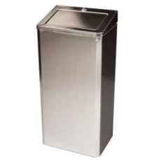 Контейнер для мусора с замком на 35 литров из нержавеющей стали