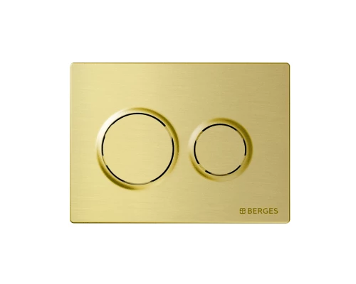 Кнопка  для инсталляции NOVUM O8 бронза, BERGES