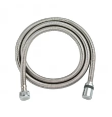 Шланг душевой пружинный 1,5 м, TURN-FREE, стальной, хром. LEMARK