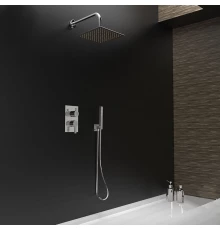 Встраиваемая душевая система с тропическим душем и душевым комплектом BLAUTHERM 941502RK250