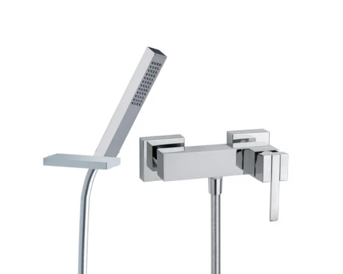 Смеситель для душа наружнего монтажа с душевым комплектом KUATRO NK 4928MK
