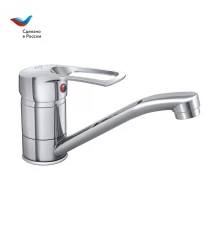 ПРОРАБ Смеситель для мойки и умывальника с коротким изливом (б/з подвод.), одноручный, СЛАВЕН, Ц20