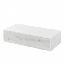 Комод САКУРА 100, ольха наварра, белый глянец