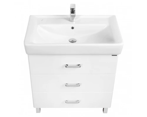 Тумба АМЕРИНА 80 М, белая (под раковину ТИГОДА 80)