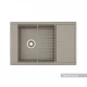 Мойка для кухни Делия 78 787x516x218 мм, прямоуг. с крылом, серый шелк