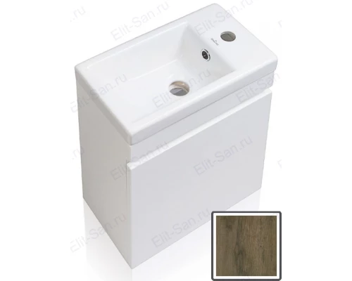Тумба с раковиной ES.M LUI-40 M4022.131005 Дуб крымский коричневый