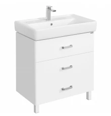 Тумба АМЕРИНА 80 М, белая (под раковину ТИГОДА 80)