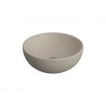 Раковина Mascon накладная, Ø 45 см, без отверстия под смеситель,  круглая, жасмин матовый, BERGES