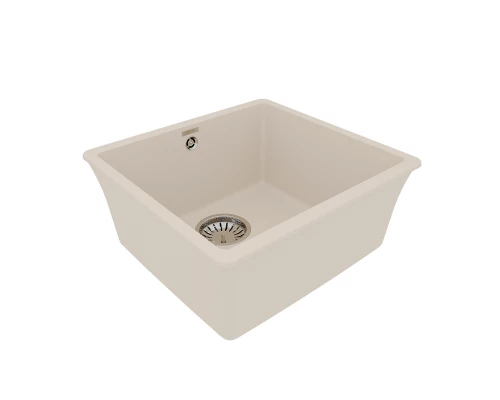 Кухонная мойка Lemark SINARA 440-U подстольного монтажа из кварцгранита, Шампань 