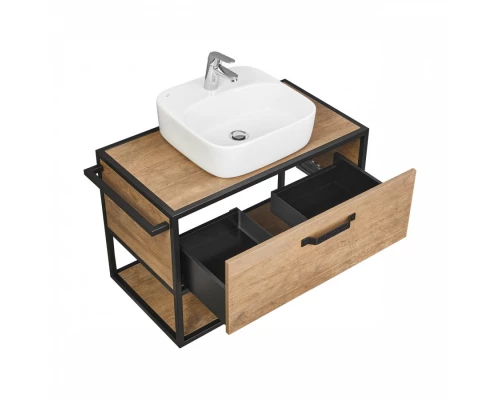 Тумба ЛОФТ ФАБРИК 80, дуб кантри (под раковину ФАБИА 80, VICTORIA-N 80, ОДРИ 42)