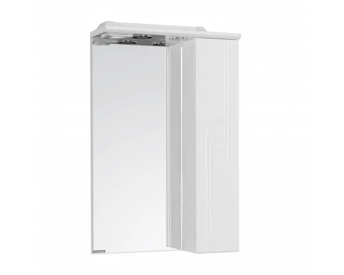 Зеркальный шкаф ПАНДА 50, правый, белый
