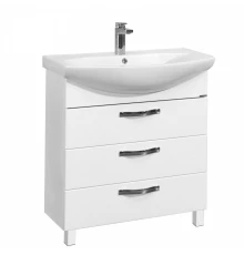 Тумба АРИЯ 80 Н, бел. (под раковину СМАЙЛ 80)
