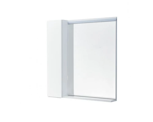 Зеркальный шкаф РЕНЕ 80, белый, грецкий орех