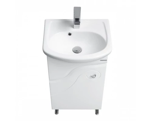 Тумба КОЛИБРИ 45, левая, белая (под раковину АЗОВ 45)