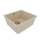 Кухонная мойка Lemark SINARA 440-U подстольного монтажа из кварцгранита, Бежевый