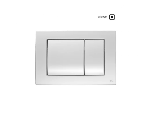 656006 Панель механ. двухрежимная METAL DUAL, сталь, хром матовый, антиванд., OLI
