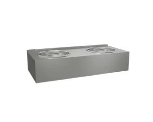 Раковина Wash накладная 2 раковины 13081.2.S, шт