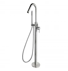 Напольный смеситель для ванны однорычажный с душевым комплектом ODISEA 398503MO