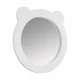 Зеркало КАСПЕР МИШКА , круглое, белый матовый