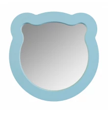 Зеркало КАСПЕР МИШКА, фигурное, голубой матовый