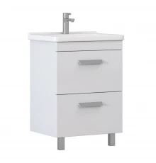 Тумба под раковину VIGO Nova 2-70 напольная белый (tn.NOV.MIR.70.2Y)