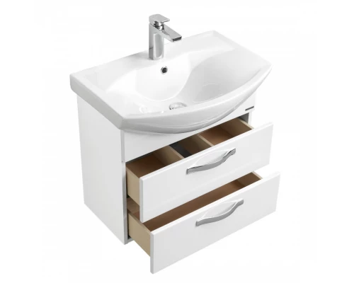 Тумба АРИЯ 50 М, подвесная, белая (под раковину СМАЙЛ 50)