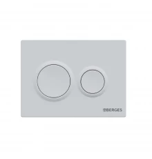 Кнопка  для инсталляции NOVUM O4, Soft Touch белая, BERGES